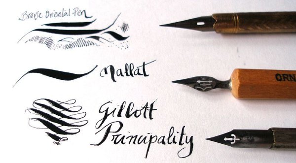 Каллиграфическое перо