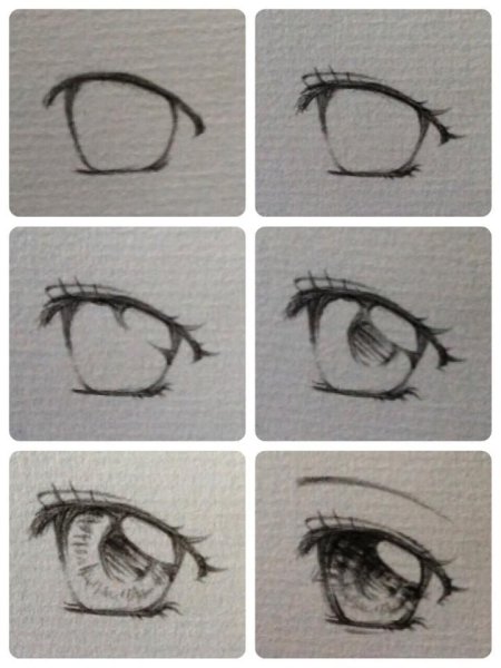 Выразительные глаза рисунок