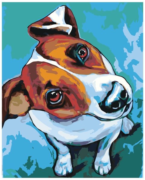 Джек Рассел терьер арт