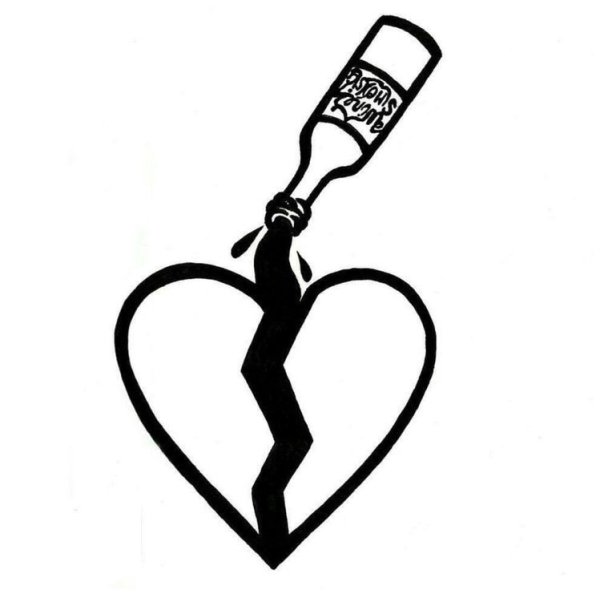 Рисунки для срисовки разбитое сердце