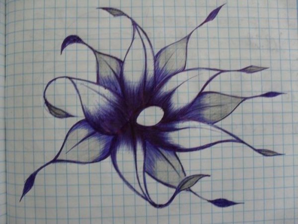 Рисунок ручкой для начинающих