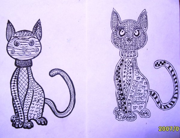 Рисование гелевой ручкой для детей