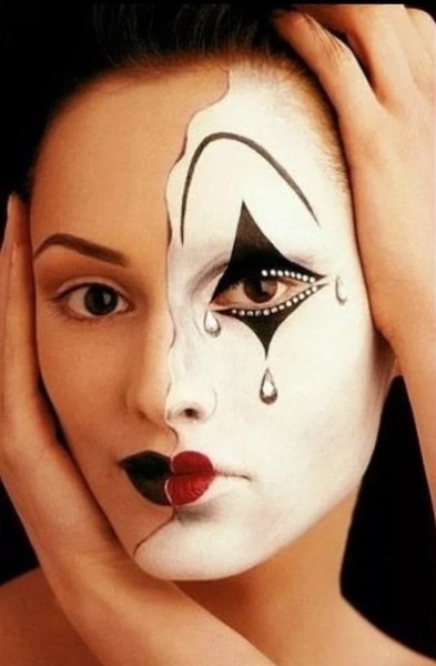 Грим на лице для взрослых