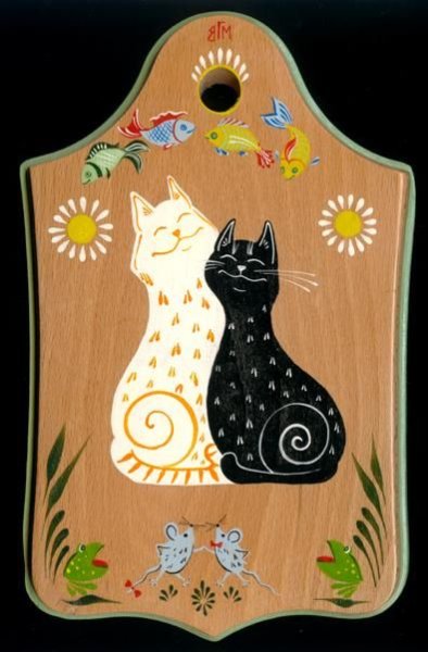 Разделочные доски с котами
