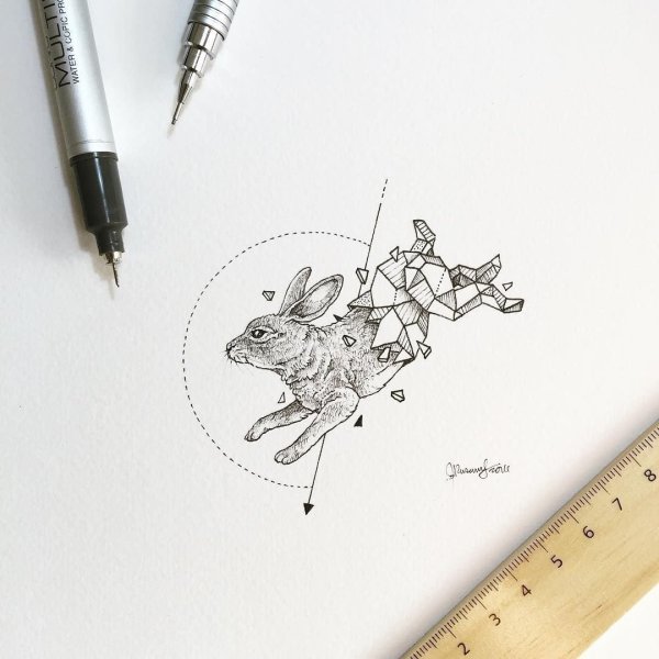 Kerby Rosanes геометрические животные