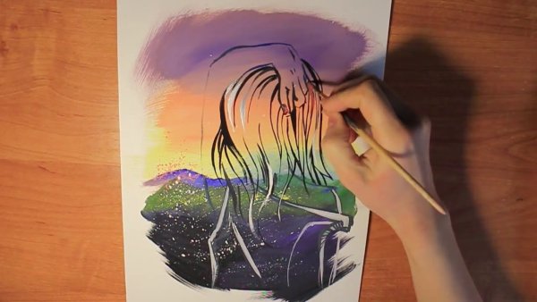 Красивые рисунки акварелью для начинающих