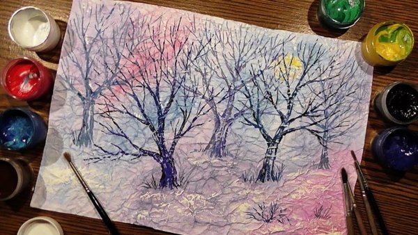 Интересные идеи для рисования гуашью