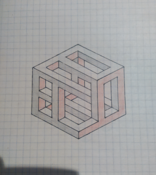 Зд фигуры карандашом