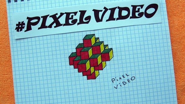 3д рисунки карандашом по клеточкам