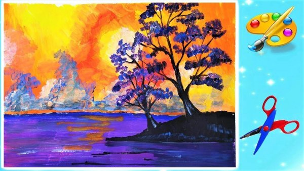 Интересная живопись для детей