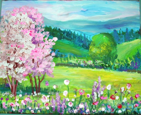 Пейзаж рисунок