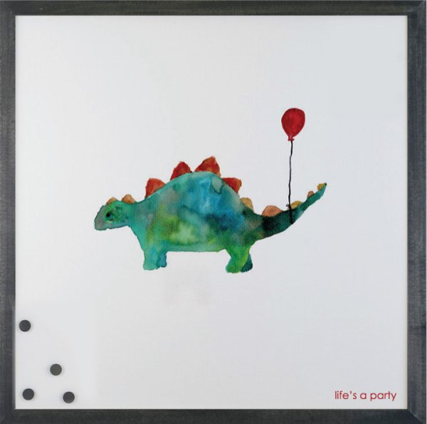 Динозавр гуашью для детей