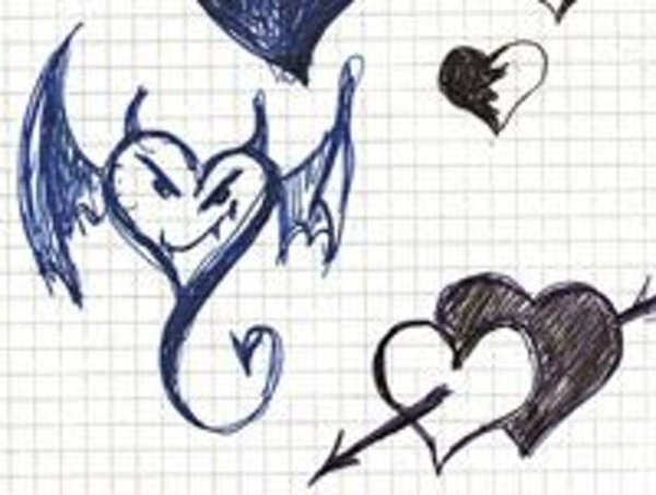 Рисунки ручкой легкие