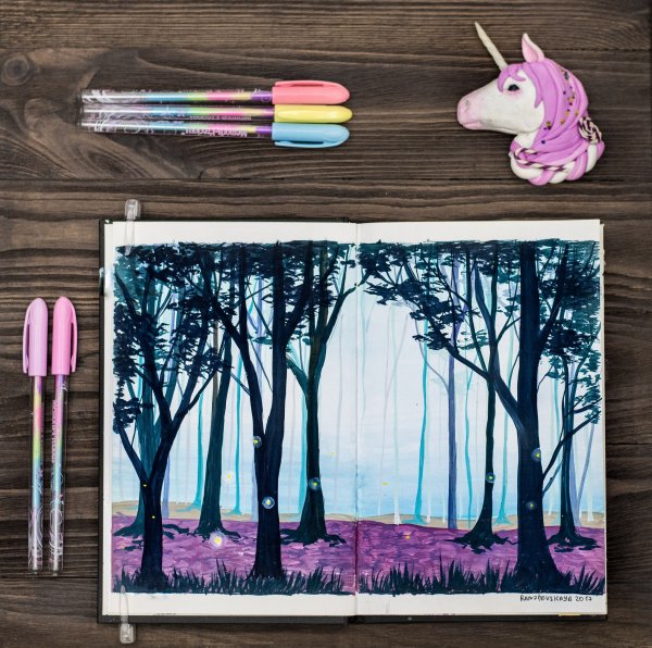 Идеи для рисунков акварелью