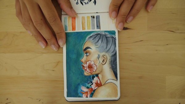 Рисунки для срисовки акварелью легкие