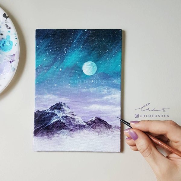 Скетчбук красками