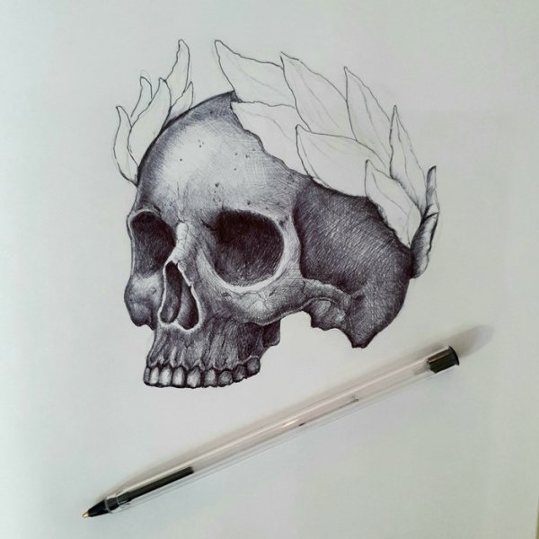 Ручка «череп»