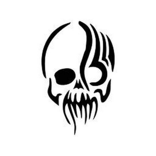 Татушки для мальчиков череп