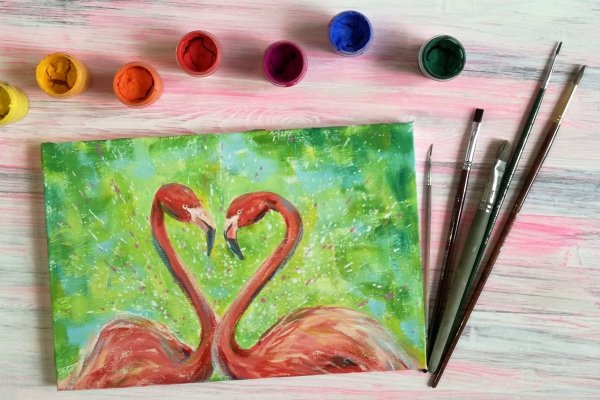 Рисование акварельными красками