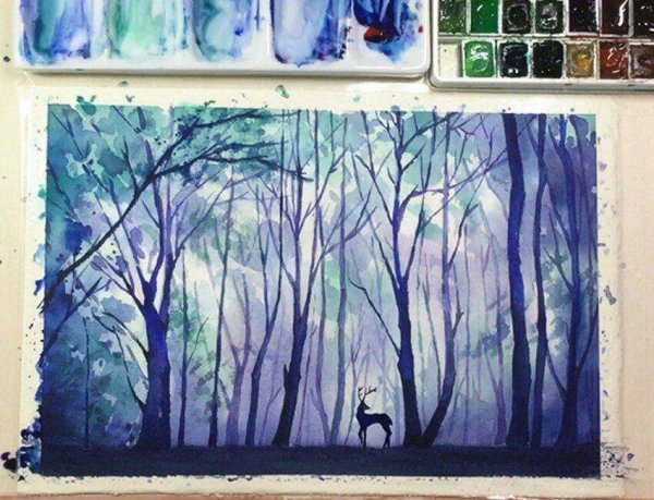 Пейзаж несложный