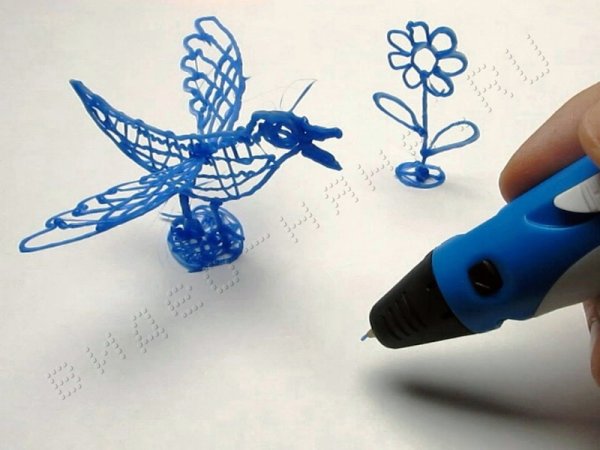 3d-ручка 3dpen-2 с набором пластика