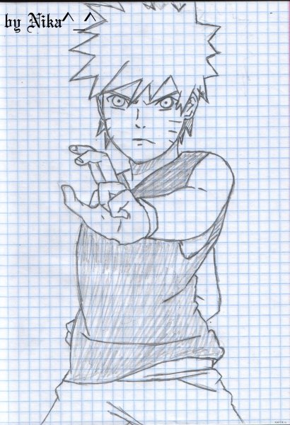 Аниме рисунки ручкой