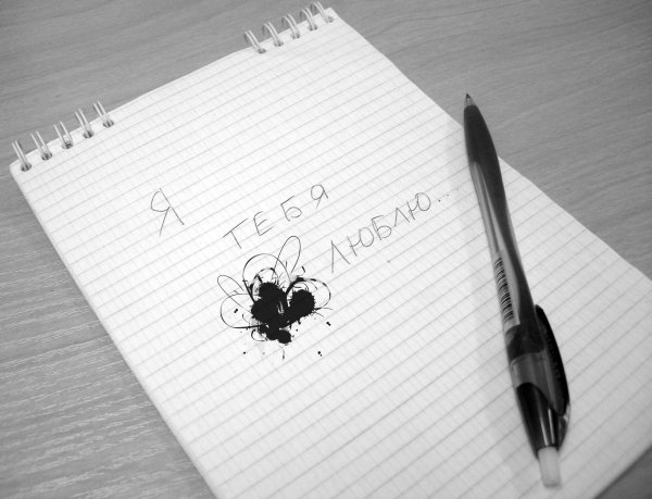 Милые рисунки в тетради