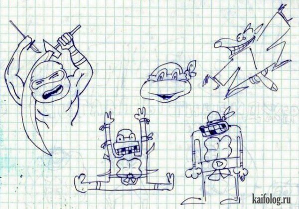 Прикольные рисунки легкие