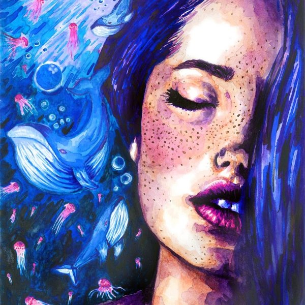 Акварель арт