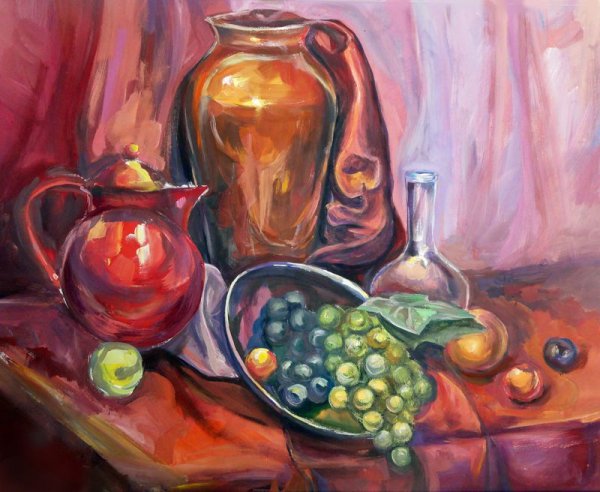 Натюрморт гуашью