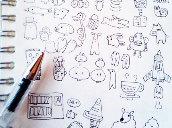 Рисунок ручкой для начинающих