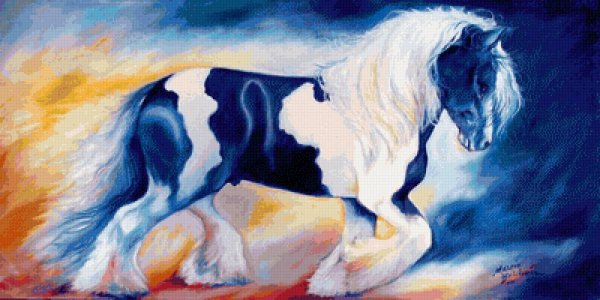 Красивые рисунки лошадей гуашью