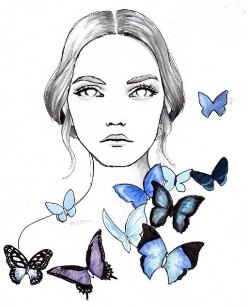 Лёгкие рисунки ручкой