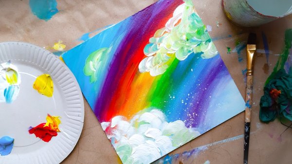 Фоны в правополушарном рисовании