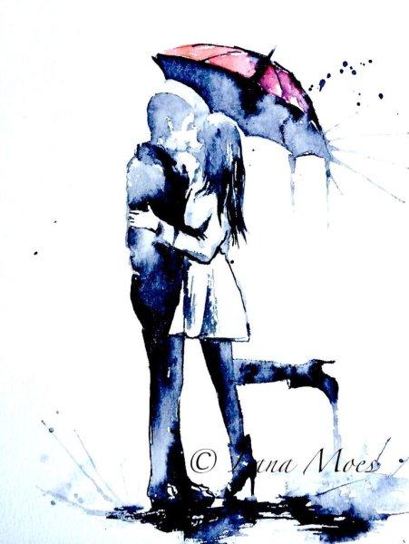 Картина два сердца