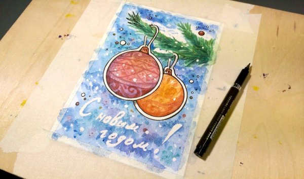 Рисунки красками для начинающих