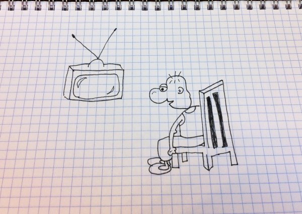 Рисунки в тетради