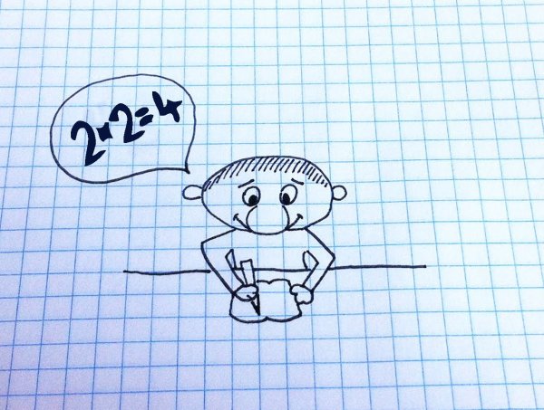 Рисунки ручкой в тетради