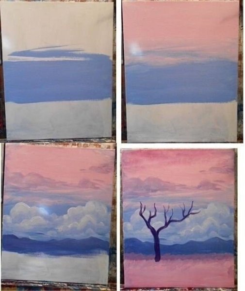 Весна акварелью для начинающих