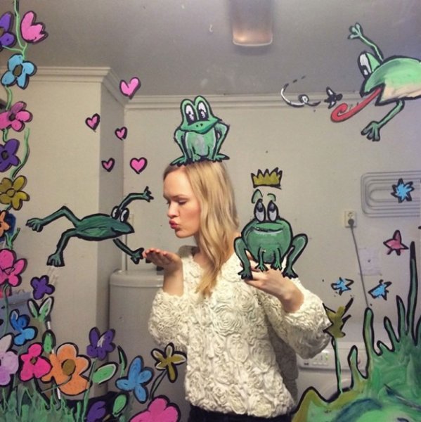 Простые рисунки акриловыми красками