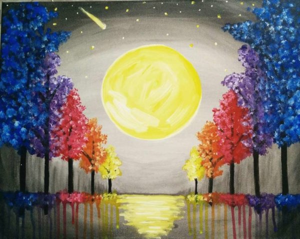 Оригинальный рисунок мамы