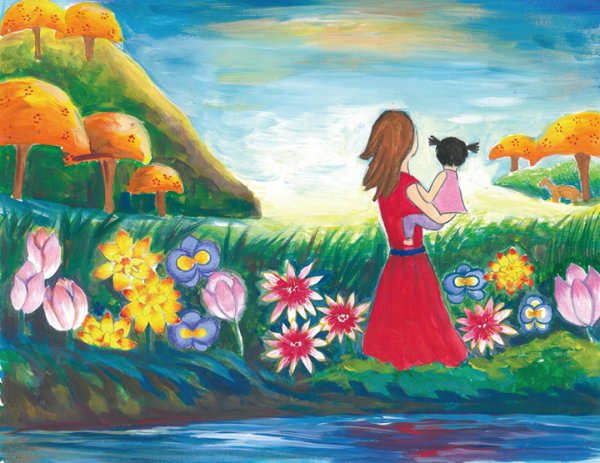 Рисунки гуашью для начинающих