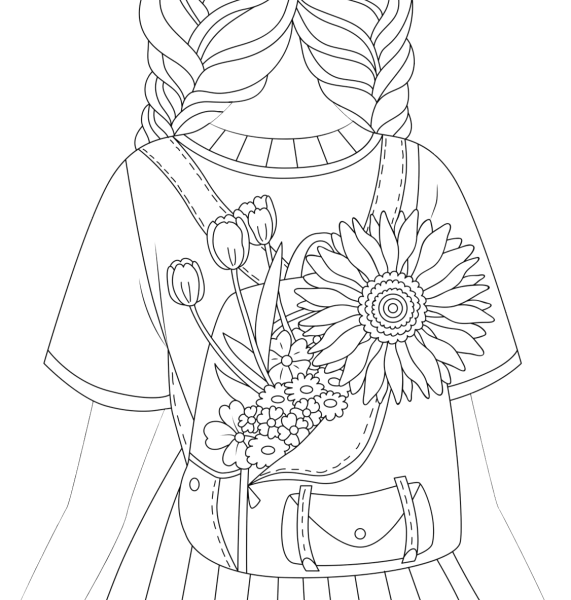 Раскраски для гуаши для девочек