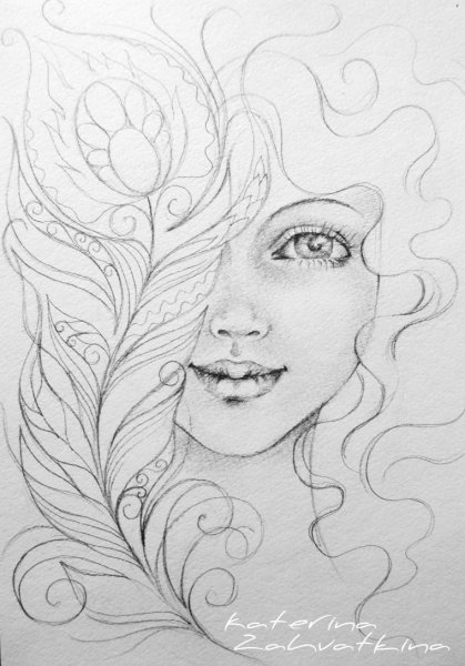 Рисование букет цветов