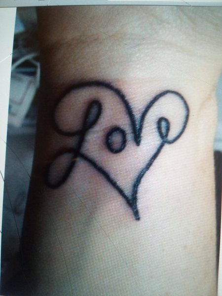 Тату ручкой