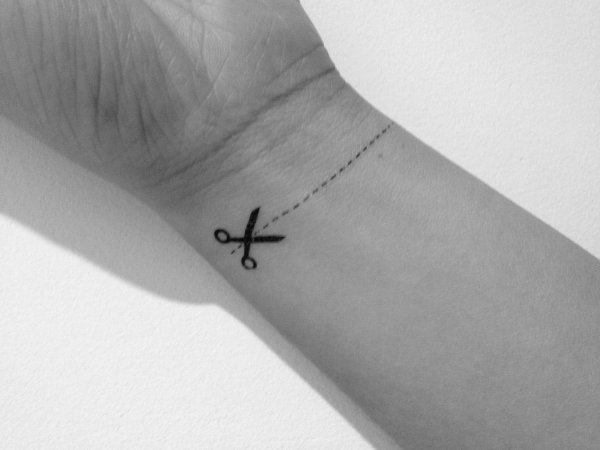 Лёгкие и красивые тату кошечка