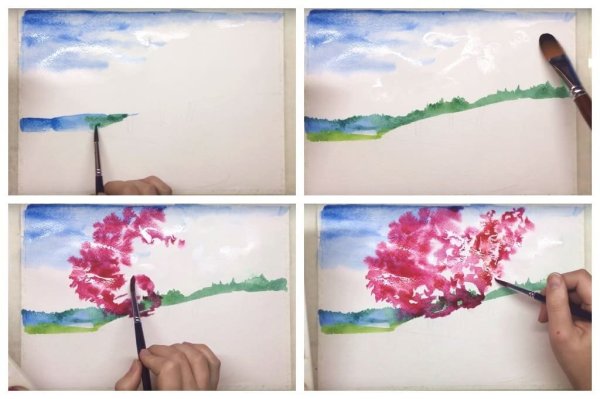 Рисование красками для начинающих