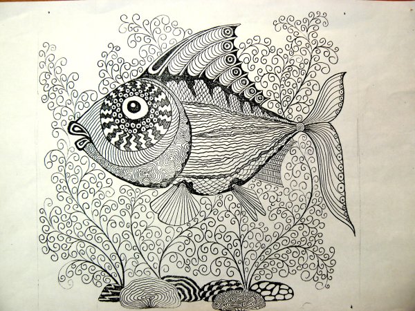 Красивые рисунки линером