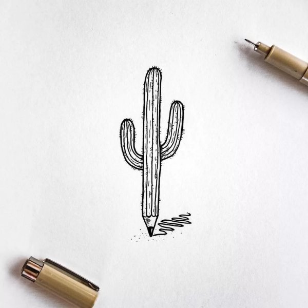 Маленькие зарисовки ручкой