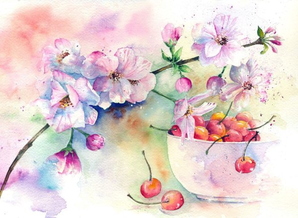 Художник Yvonne Harry акварель